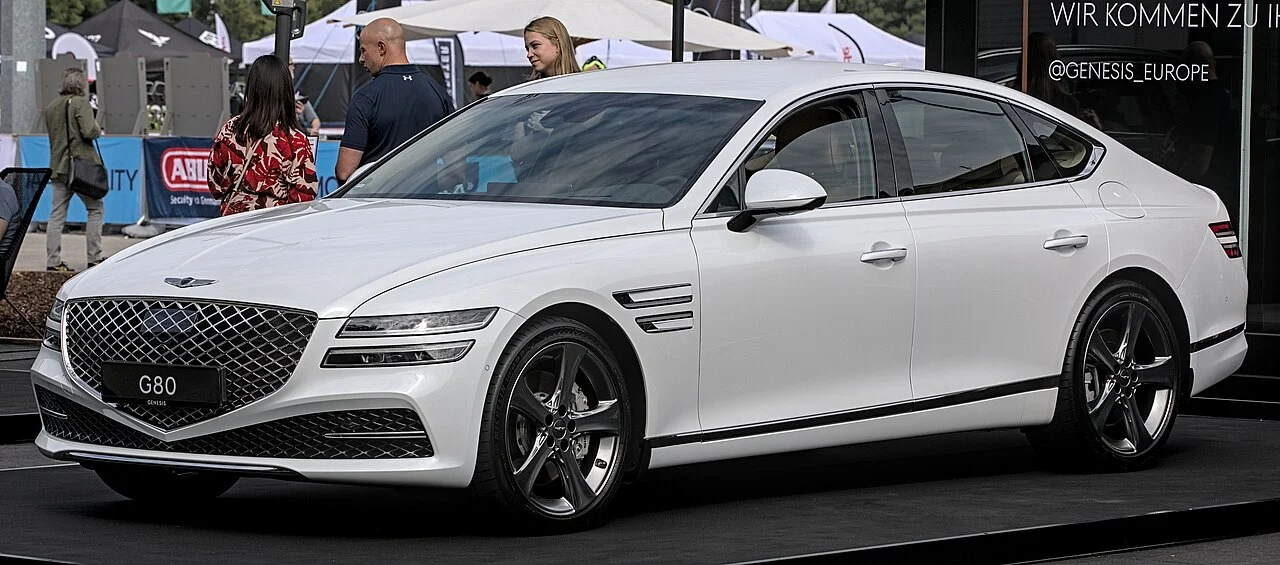 Genesis G80 — иллюстрация модели; поколение и комплектация объявления могут отличаться
