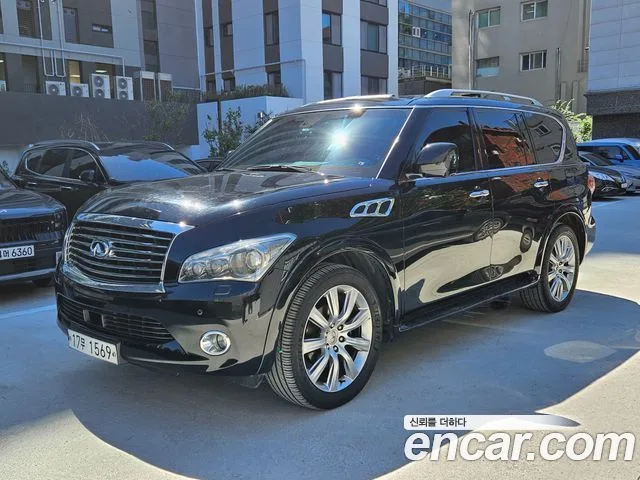 Infiniti QX — пример автомобиля с корейского рынка; комплектация выбранного объявления может отличаться