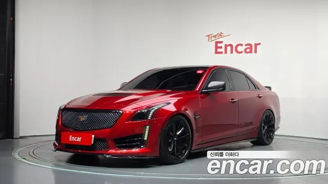Cadillac CTS-V — пример автомобиля с корейского рынка; комплектация выбранного объявления может отличаться